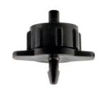 Hydro Flow Regulated Button Emitter Black 1 GPH (100 Pack)