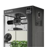 Advance Grow Tent System 3x3, 3-Plant Kit, Integrated Smart Controls to Automate Ventilation, Circulation, Full Spectrum LED Grow Light