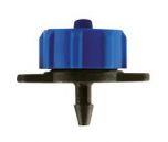 Hydro Flow Regulated Button Emitter Blue 2 GPH (50 Pack)